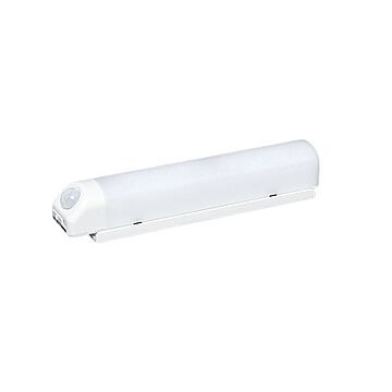 （まとめ） アイリスオーヤマ 乾電池式LEDセンサーライト ウォールタイプ 昼白色 【×3セット】