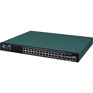 【送料無料】パナソニックLSネットワークス 28ポート PoE給電スイッチングハブ GA-ML24TPoE+ PN262493