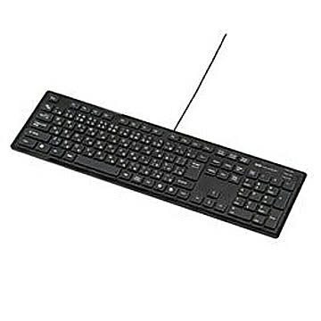 サンワサプライ　スリムキーボード(ブラック)　SKB-SL16BK 管理No. 4969887668535