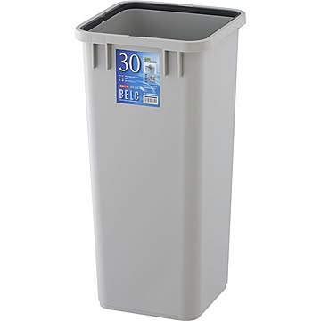 ベルク ダストボックス 30S 本体 ライトグレー 角型 12セット 家庭用 業務用 フタ別売
