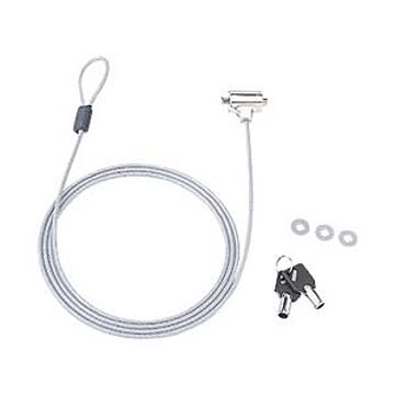 (まとめ)サンワサプライ eセキュリティ(SL31No.ランダム) SLE-6S×2セット