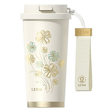 GERM クローバー タンブラー 500ml ストラップ付 