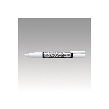（まとめ） ぺんてる 油性ペイントマーカー 中字（3.0mm） MMP20-W 白 1本入 【×10セット】