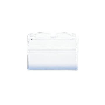 オープン工業 名札用ケースソフトヨコ名刺 NX-105 1セット（100枚：10枚×10パック）