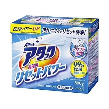 （まとめ）花王 アタック高浸透リセットパワー 800g×8×2セット