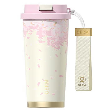 GERM サクラ タンブラー 500ml ストラップ付 