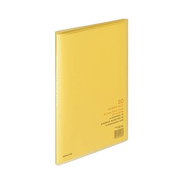 コクヨ クリヤーブックキャリーオール固定式 A4タテ 20ポケット 背幅11mm オレンジ ラ-1YR 1セット20冊