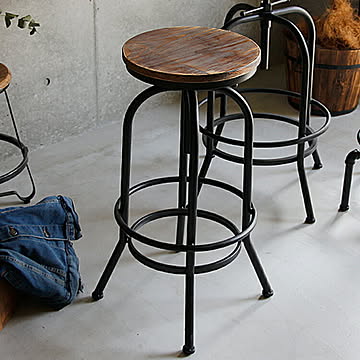 テック バーチェアー ブラック