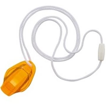 （まとめ）MJC 非常用笛E-Call オレンジ E-C-09×10セット