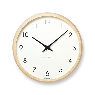 Lemnos レムノス Campagne PC10-24W 電波時計 掛時計 掛け時計 ウォールクロック 直径29.4cm