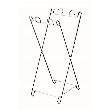 スーパーバッグ専用 分別スタンド/簡易ゴミ箱 【250mm×225mm×530mm】 護美分多くん S 〔キッチン 台所 分別収集サポート〕