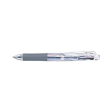 （まとめ） ゼブラ 3色ボールペン サラサ3 透明軸 【×20セット】