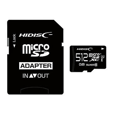 HIDISC microSDXCカード HDMCSDX512GCL10UIJP3 管理No. 4984279651209