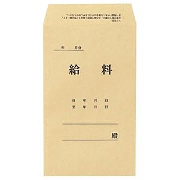 （まとめ） TANOSEE 給料袋 197×119mm 70g／m2 1パック（100枚） 【×10セット】