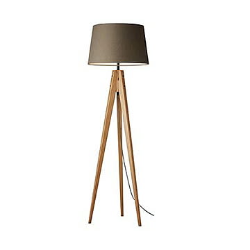 Espresso-floor lamp エスプレッソフロアーランプ (LED球付属) AW-0507E フロア照明 フロアライト 布シェード ファブリック ウッド 北欧