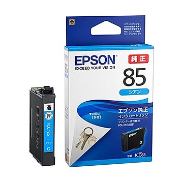 まとめ エプソン インクカートリッジ シアンICC85 1個 ×10セット