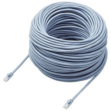 エレコム LANケーブル／CAT6A対応／EURoHS指令準拠／ツメ折れ防止カバー／簡易パッケージ仕様／70m／単線／ブルー LD-GPAT／BU70／RS