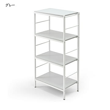 ラック 組立式 Noko 4段 NKRC0353 幅610x奥行360x高さ1240mm B.Bファニシング