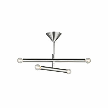 INTERFORM インターフォルム Fonction フォンクシオン シーリングライト (白熱球付属) LT-4539/LT-4540 / シーリングランプ LED球対応 天井照明 60W×4灯