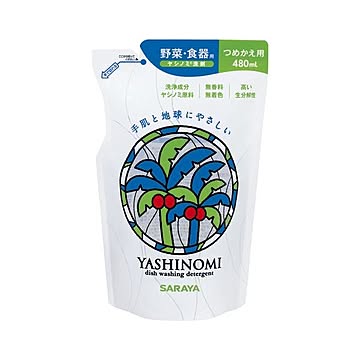 （まとめ） サラヤ ヤシノミ洗剤 詰替用 480ml 【×10セット】