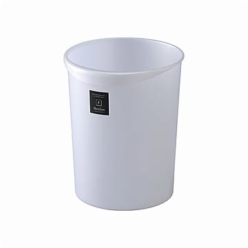 ダストボックス 丸型 18L メタリックホワイト 材質 PP Nフレクション