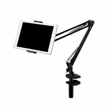 エレコム タブレット用スタンド/Zアーム型スタンド/ブラック TB-DSZARMBKN 管理No. 4549550129411