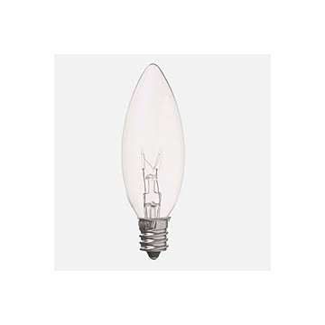 (まとめ)YAZAWA ローソク球 C26 E12 10W クリア C261210C×20セット