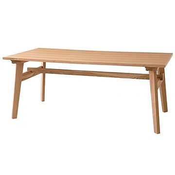 ミルカ天然木北欧スタイル3点セットダイニングテーブル+ソファ×2 Cタイプ