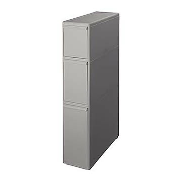 like-it ライクイット スリムストレージシリーズ トールストッカー TS-111L (幅17cm) 収納 引き出し 隙間収納 スリム 省スペース シンプル