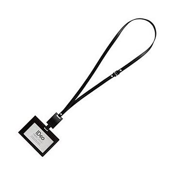 （まとめ）コクヨ ネームカードホルダー（IDeoHUBSTYLE）名刺・IDカード用 ヨコ型 黒 NM-RK195D 1個【×3セット】