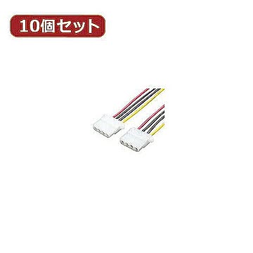 変換名人 10個セット 4pin電源メス→メス 4P-BBX10 管理No. 4589452952786