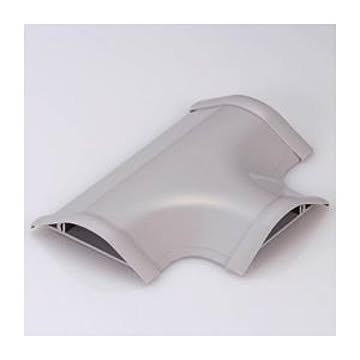（まとめ）エレコム モール接続ユニット（T型分岐・グレー） LD-GAT57／LG【×5セット】
