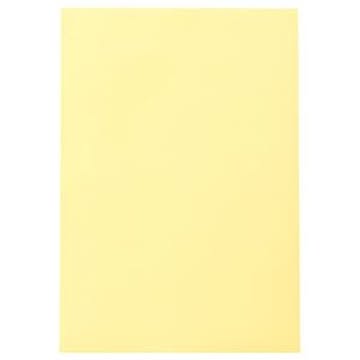 （まとめ） TANOSEE 色画用紙 八つ切 クリーム 1パック（10枚） 【×30セット】