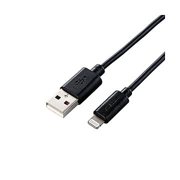 【5個セット】エレコム Lightningケーブル/スタンダード/1.0m/ブラック MPA-UAL10BKX5