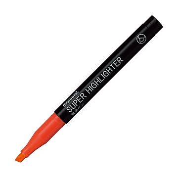 (まとめ) モナミ 蛍光ペン SUPERHIGHLIGHTER 橙 18403 1本 【×300セット】