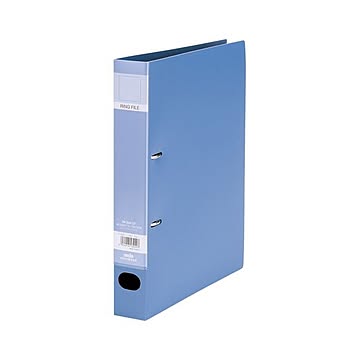（まとめ） セディア ロックリングファイル A4判タテ型（背幅43mm）・2穴 F-532-10 ブルー 1冊入 【×5セット】