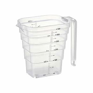 tower タワー (山崎実業) マグネット段々計量カップ 500ml Magnetic Measuring Cup - Large 磁石式 メジャーカップ