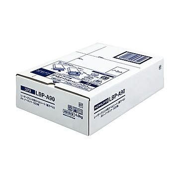 コクヨ モノクロレーザープリンタ用紙ラベル A4 ノーカット LBP-A90 1冊（500シート）