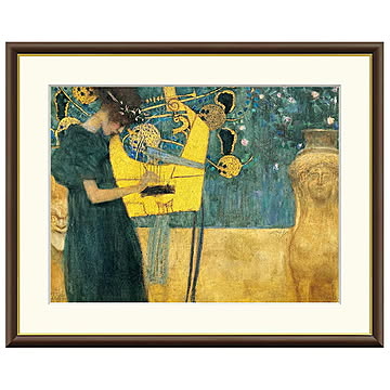 額絵 音楽1 グスタフ・クリムト 52x42cm 三幸