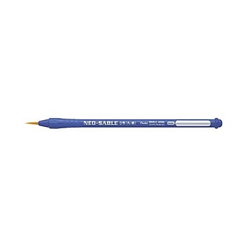 （まとめ） ぺんてる ふでネオセーブル 丸筆 ZBNR-0 1本入 ×10セット