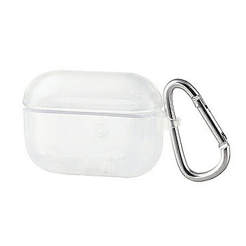エレコム AirPods Proケース ソフトケース TPU カラビナ付き 背面RESETボタン クリア AVA-AP2UC2CR 管理No. 4549550211079
