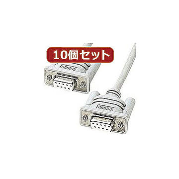 10個セットサンワサプライ RS-232Cケーブル(モデム・TA用・0.75m) KRS-433XF-07KX10 管理No. 4589452972296