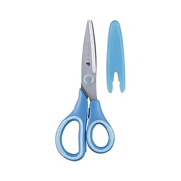 （まとめ） レイメイ藤井 先生おすすめ こどもはさみ SHM407A ブルー 1丁入 【×5セット】
