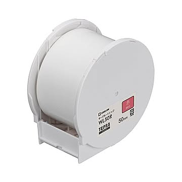 キングジム テプラ Grand テープカートリッジ 50mm 赤 WL50R 1個 【×10セット】