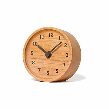 Lemnos レムノス CASA MUKU desk clock LC12-05 置時計 置き時計 テーブルクロック 天然木