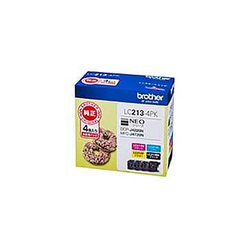 (業務用3セット) 【純正品】 BROTHER ブラザー インクカートリッジ 【LC213-4PK 4色パック】