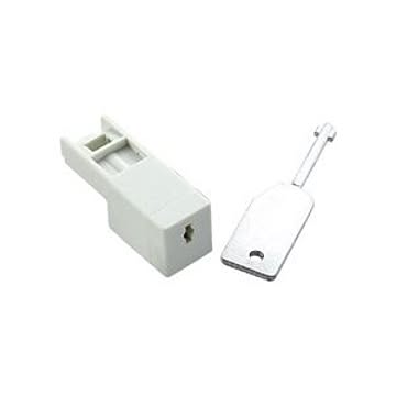 エレコム LANポート鍵付きプロテクタ 本体3個 鍵1個 LD-LOCK/HUB03 1セット