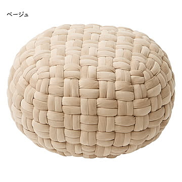 スツール ベルベットプフ Lサイズ 50x30cm 萩原
