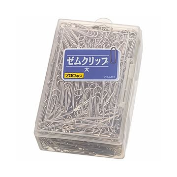(まとめ) ライオン事務器 ゼムクリップ 大29mm CS-M12 1箱（700本） 【×30セット】
