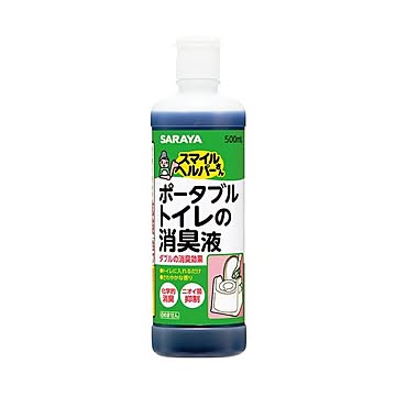 （まとめ）サラヤ スマイルヘルパーさんポータブルトイレの消臭液 本体 500ml 1本【×10セット】